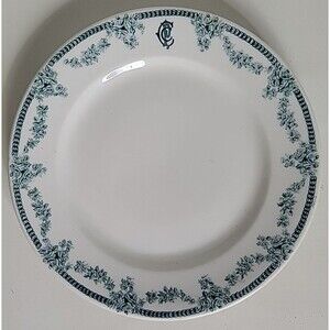 1900s The Park Candy Co Warren Ohio Restaurant Ware Plate Shenango China‎ Hughes